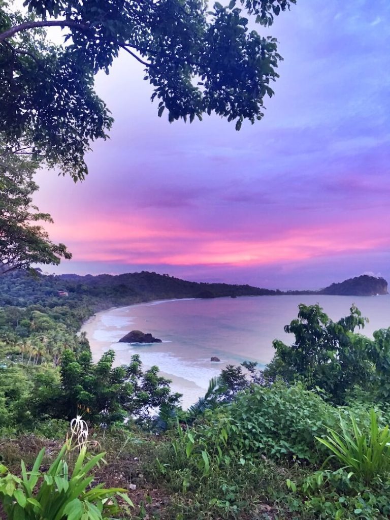 sunset in costa rica