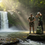 1771811072694_image Adventurers gearing up at Jacó waterfall base